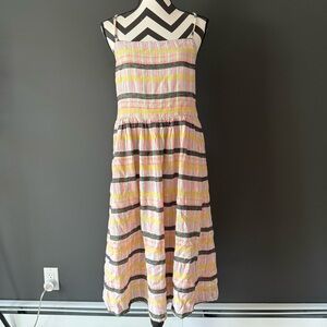 Ace & Jig Pink Black Sundress Sleeveless Maxi